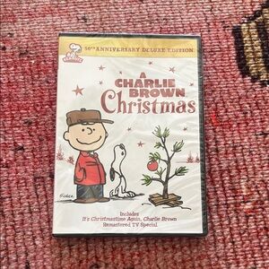 Peanuts A Charlie Brown Christmas DVD - Red and White